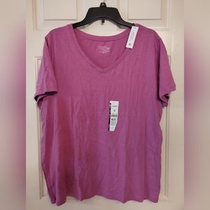 NWT Core V-Neck Tee by Time and Tru
